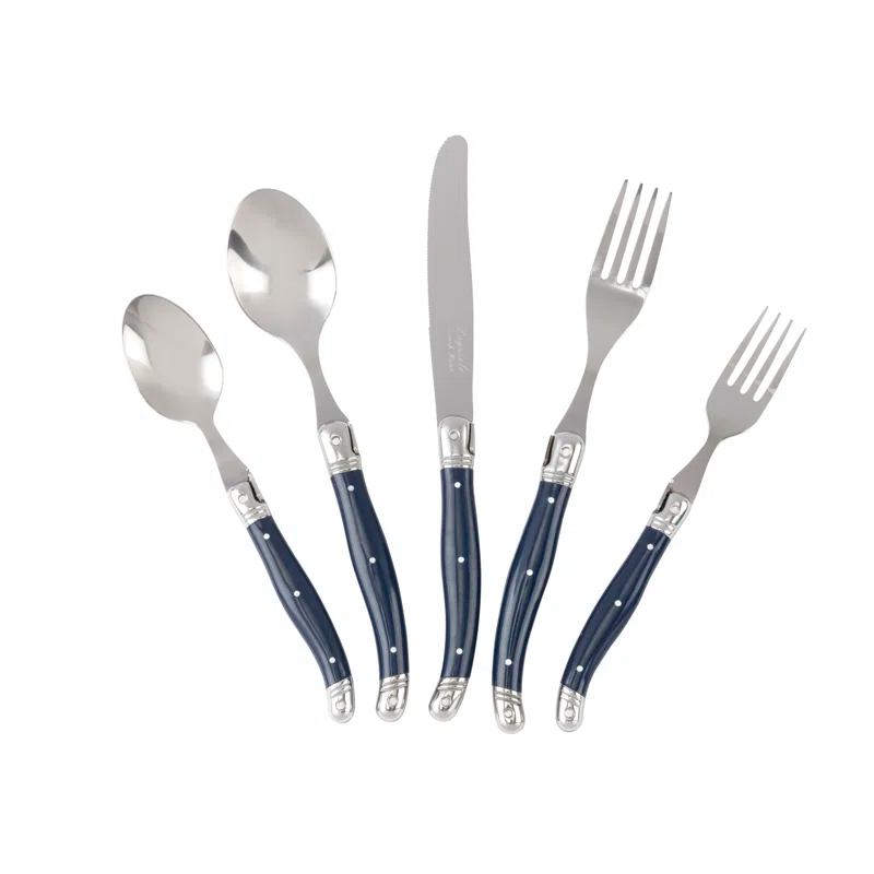 French Home French Home Laguiole 20 Piece Stainless Steel Flatware Set, Service for 4