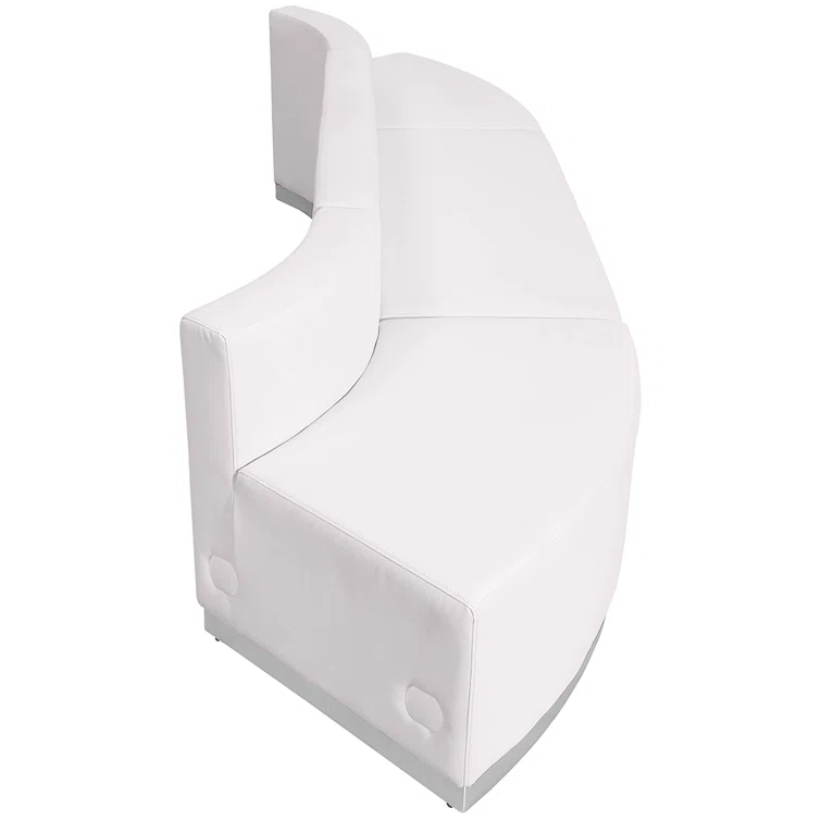 Flash Furniture HERCULES Alon Series LeatherSoft Reception Configuration, 3 Pieces