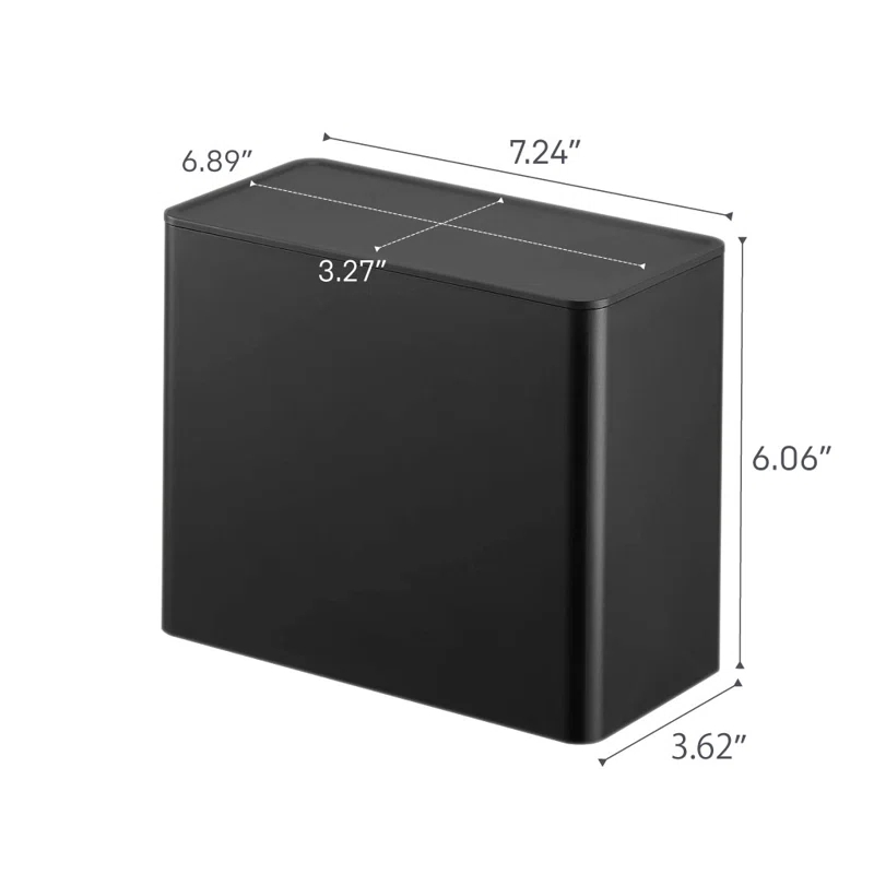 Yamazaki Home Coffee Filter Case, Polypropylene, Lid