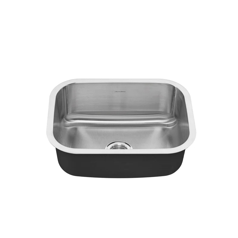 Portsmouth 23.38'' L Undermount Single Bowl Stainless Steel Kitchen Sink