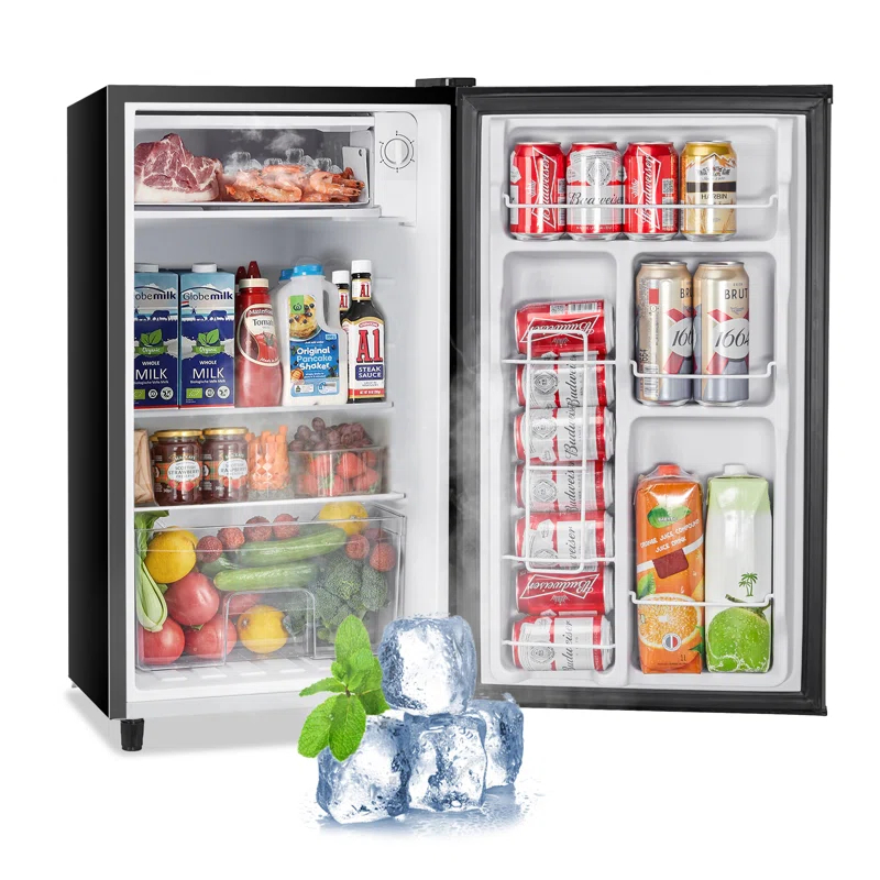 Smugdesk.com 3.2 Cu.Ft Single Door Compac Fridge with Freezer | Wayfair