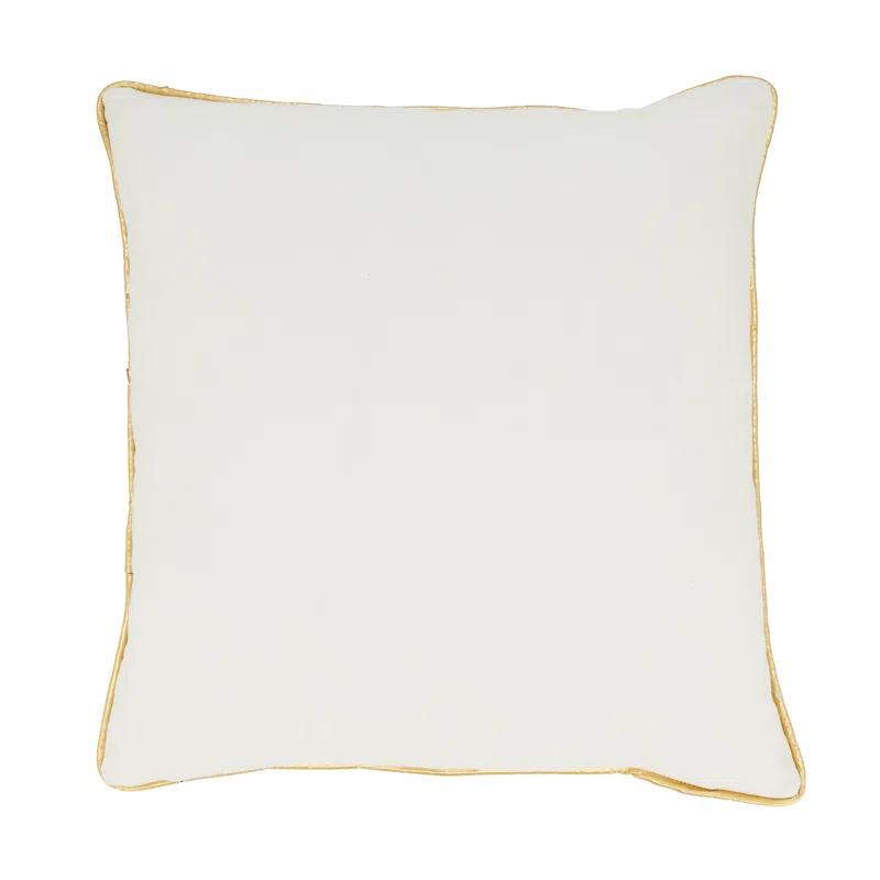 Saro Cotton Throw Square Pillow Cover & Insert | Wayfair
