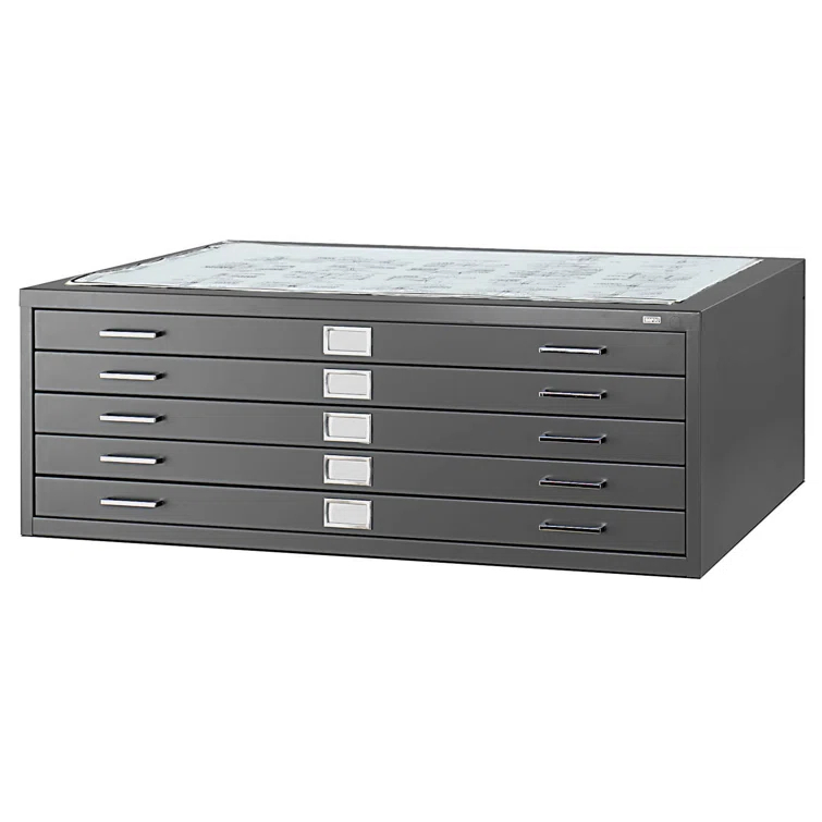 Safco Products Company Five-Drawer Flat File Filing Cabinet