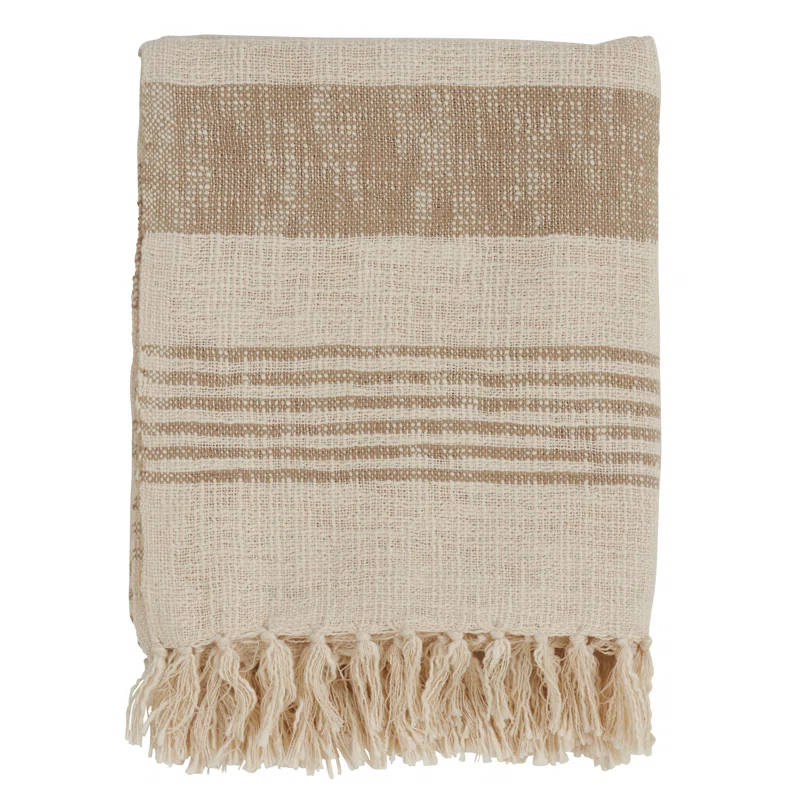 Saro Sevan Collection Hand Woven Throw Blanket