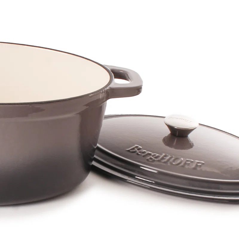 BergHOFF Neo 4Pc Cast Iron Cookware Set with 5Qt. and 7Qt. Covered Dutch Ovens
