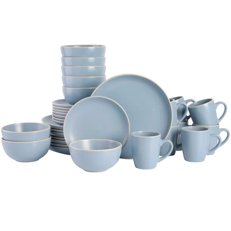 Gibson Gibson Home Rockaway 32 Piece Dinnerware Set