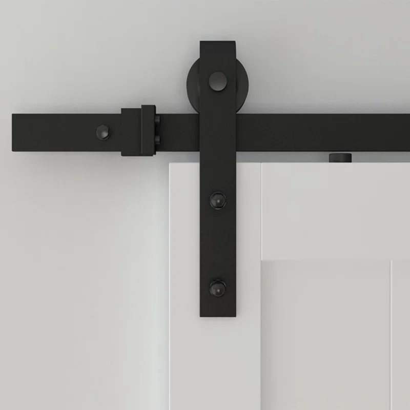 Quiet Glide Soft Close Standard Single Barn Door Hardware Kit (Door Not Included)