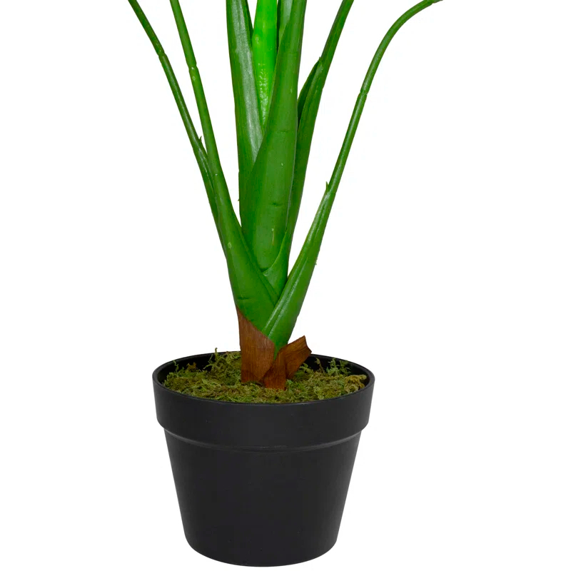 Northlight Seasonal 35'' Faux Monstera Plant Plant in Pot