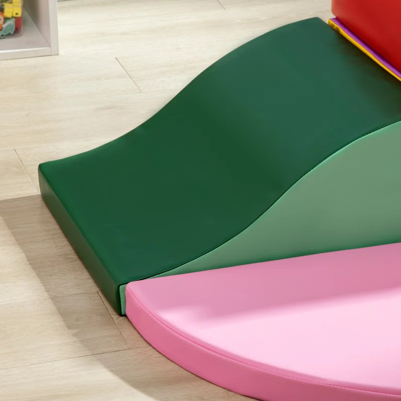 Qaba Qaba Toddler 59.1'' W Polyurethane(PU) Climber,Climbing Blocks