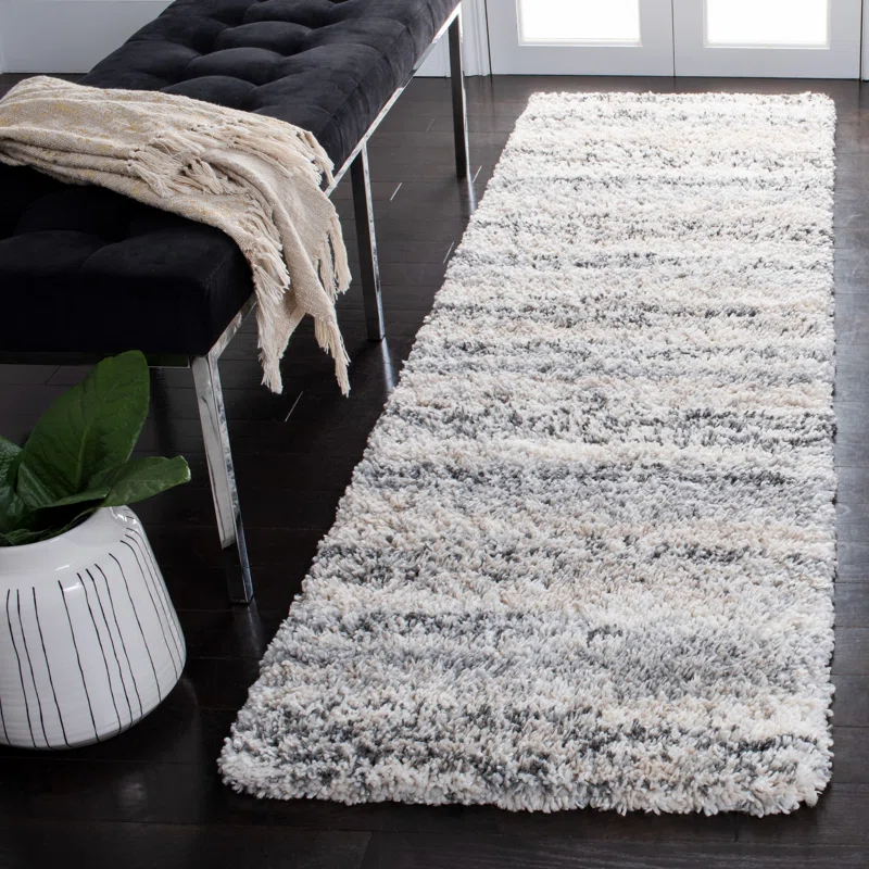 Foundry Select Ashleigh-Louise Shag 800 Performance Striped Rug