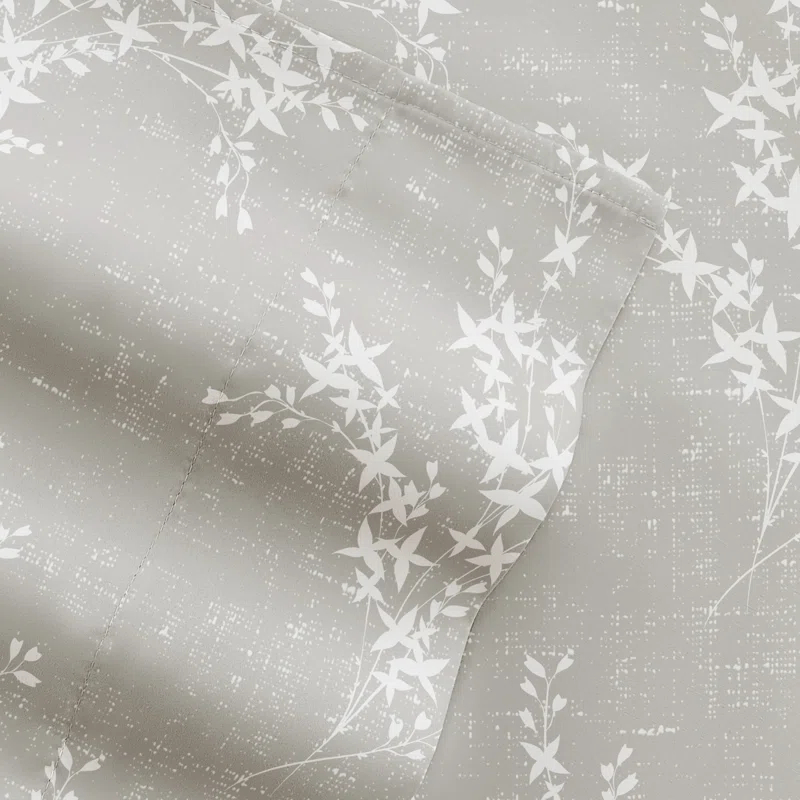 IEnjoy Home 4 Piece Delicate Details Pattern Sheet Set