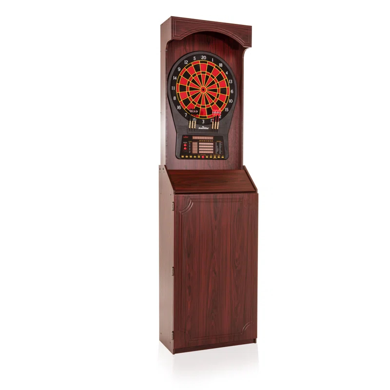 Arachnid Cricket Pro 800 Electronic Dartboard and Cabinet Set with Darts
