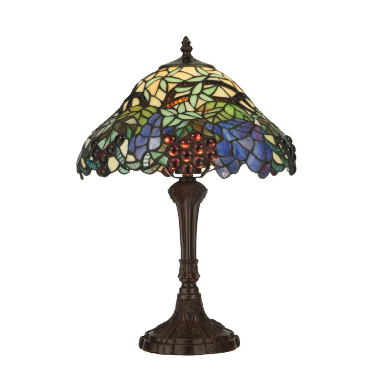 Meyda Lighting Meyda Tiffany & Stained Glass Metal Table Lamp