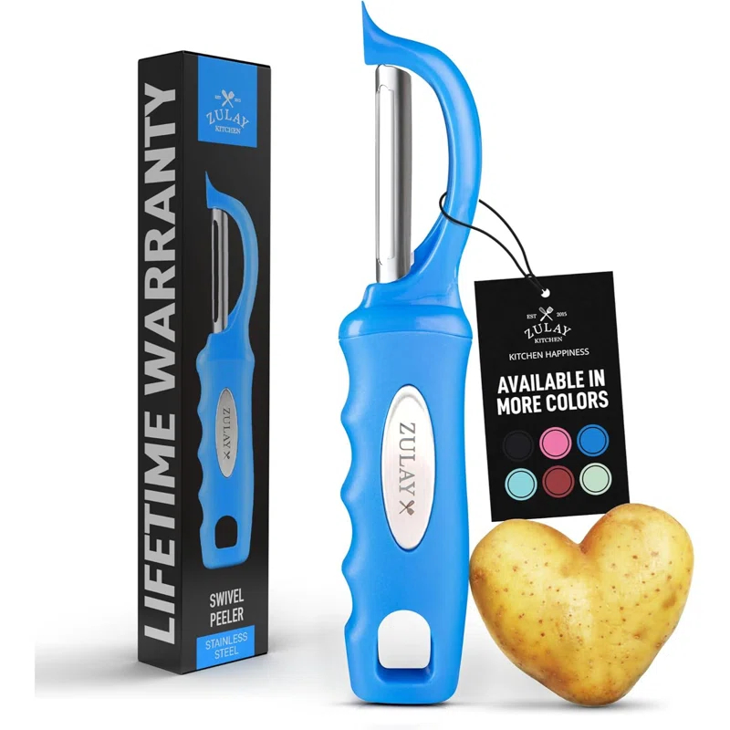 Zulay Kitchen Zulay Kitchen Premium Vegetable Peeler For Kitchen - Swivel Peeler With Razor Sharp Stainless Steel Blades & Strong Ergonomic Handle