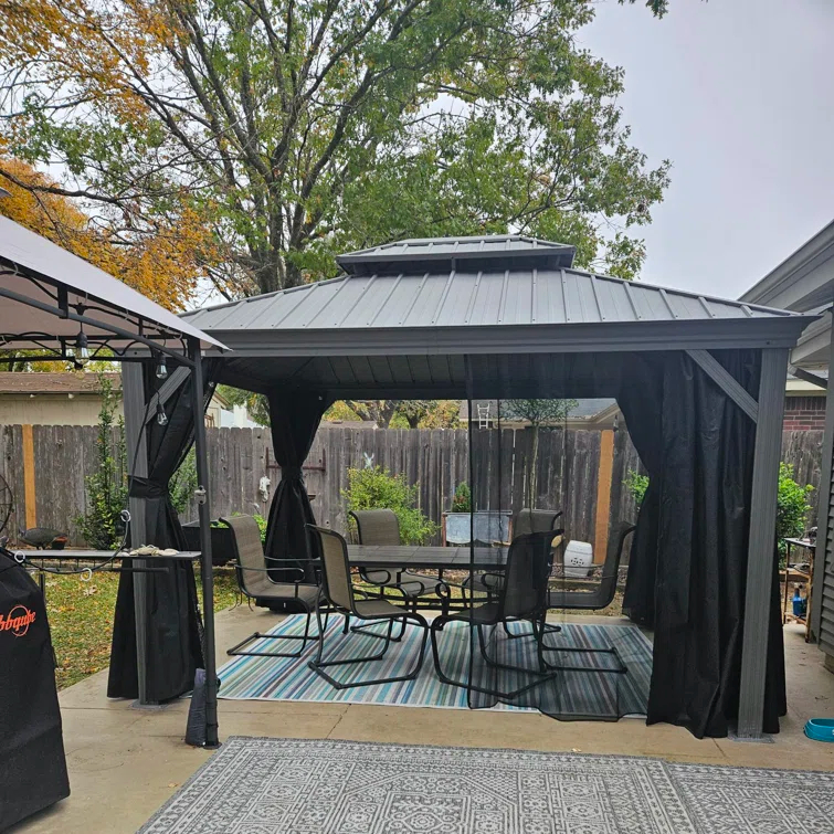 Purple Leaf Purple Leaf Aluminum Patio Gazebo