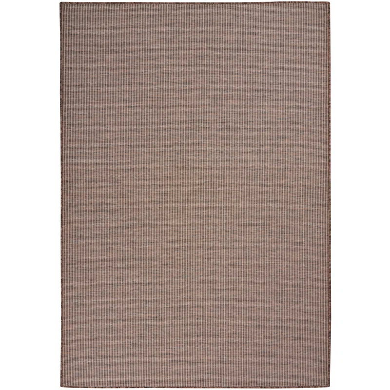 Ebern Designs Southwestern Machine Woven Polypropylene Indoor / Outdoor Area Rug in Natural