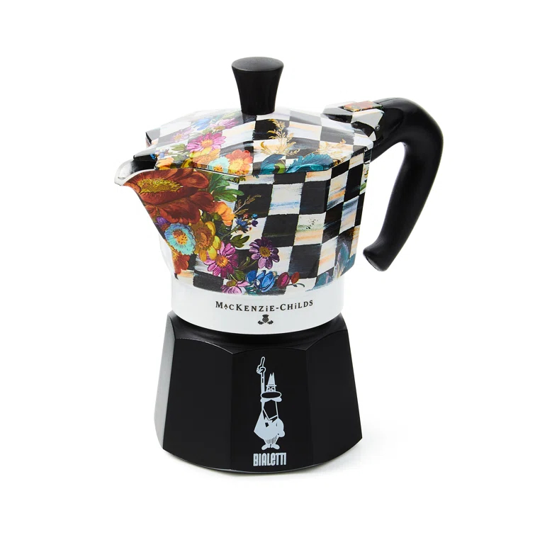MacKenzie-Childs Courtly Flower Market Moka Pot