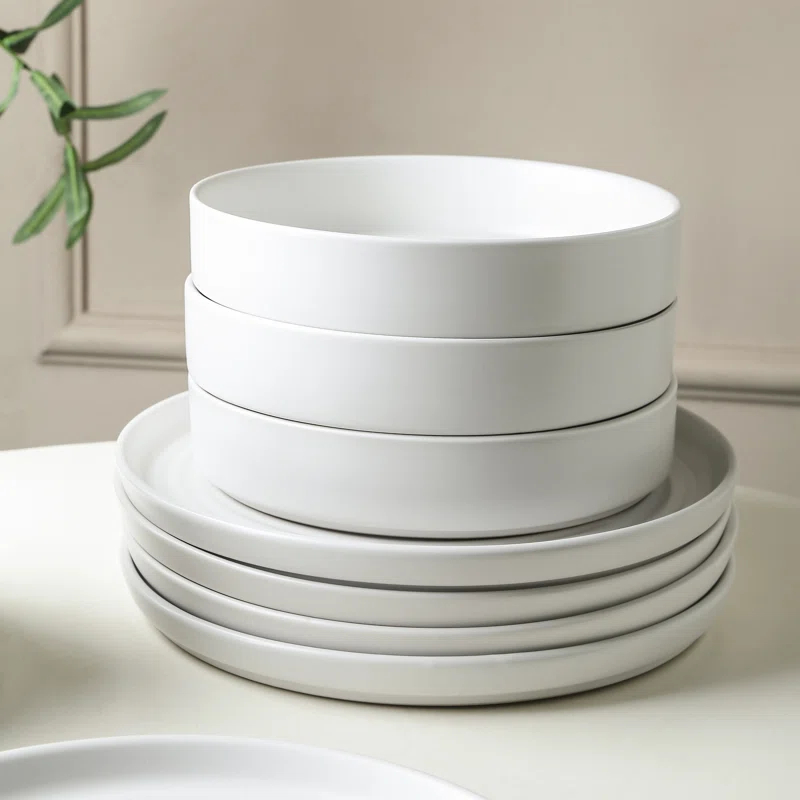 Stone Lain Elica 24-Piece Dinnerware Set Stoneware (Set of 24)