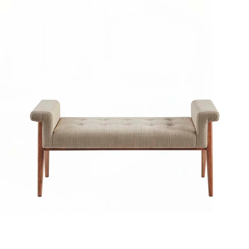 Mercury Row® Nakia Button Tufted Accent Bench