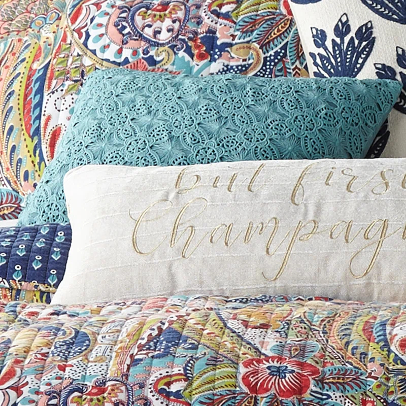 Levtex home Nanette Lace Overlay Pillow
