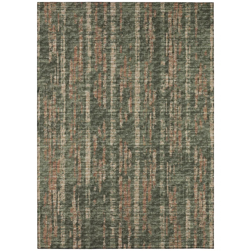 Chenille Abstract Rug