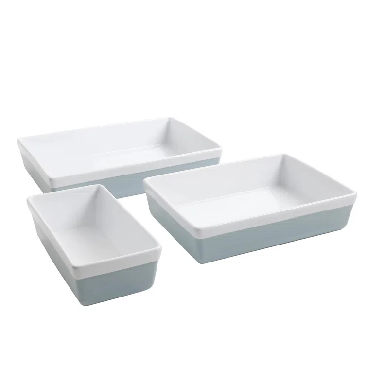 Martha Stewart Martha Stewart 3 Piece Stoneware Bakeware Set