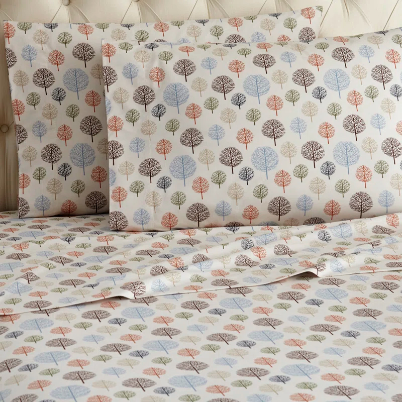 Micro Flannel® Micro Flannel® Printed Deep-Pocket Sheet Set