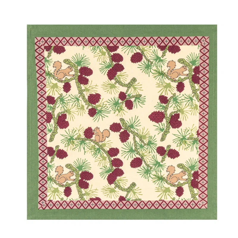 Loon Peak® Floral Cotton Tablecloth