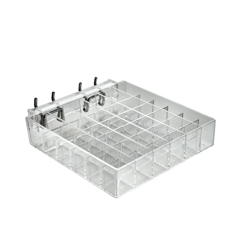 Azar Displays 36-Compartment Tray - square slot .625" Diameter, 2-Pack (Set of 2)