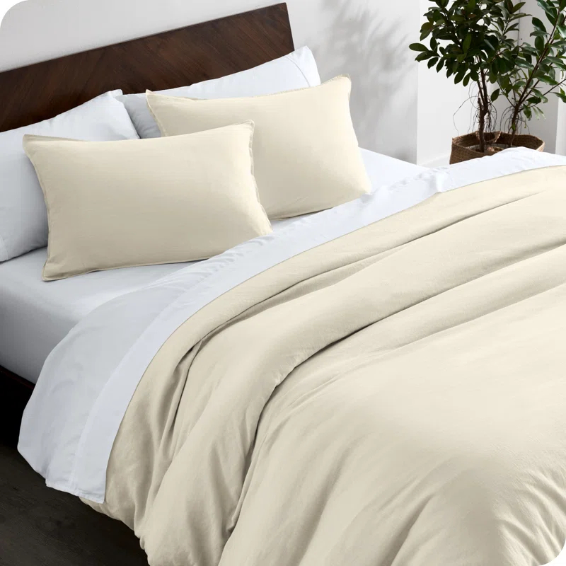 Bare Home Linen Duvet Cover Set