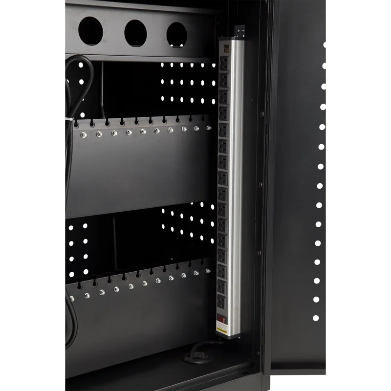 Learniture 30-Device Lockable Mobile Charging Station for Laptops and Tablets