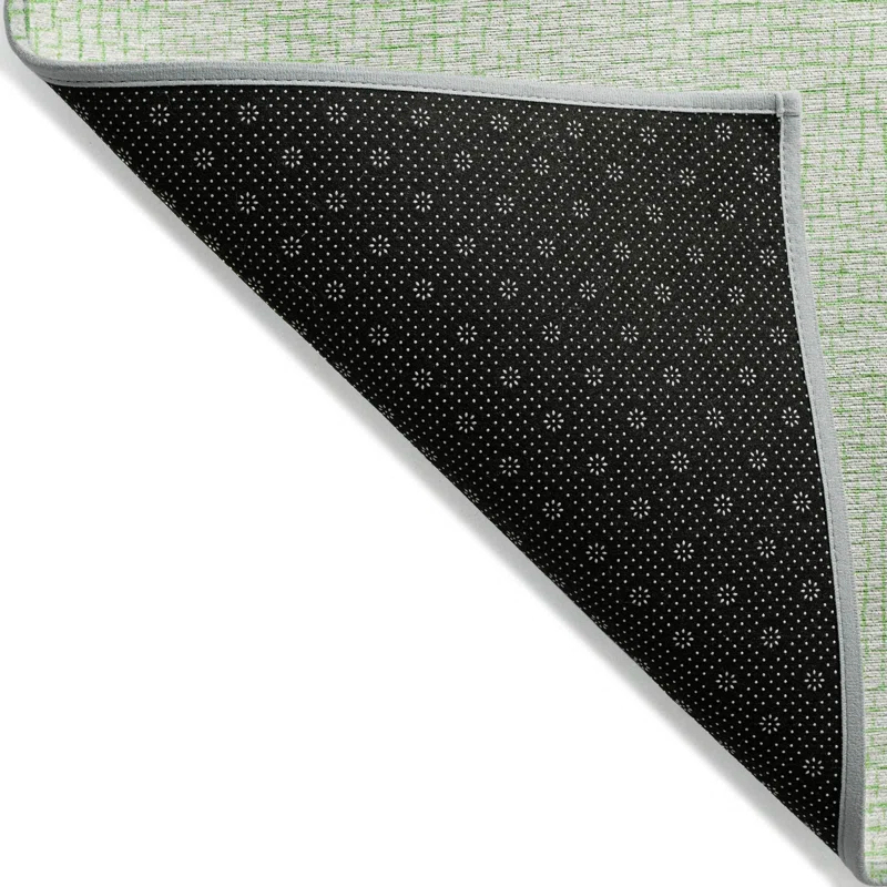 Machine Washable Indoor/Outdoor Chayden ACN1058 Mint Rug