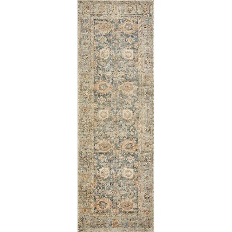 Loloi II Loloi Ocean/Spice Area Rug Feat. CloudPile