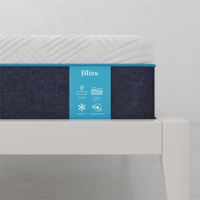 Signature Sleep Bliss Charcoal Cool Gel Memory Foam Mattress