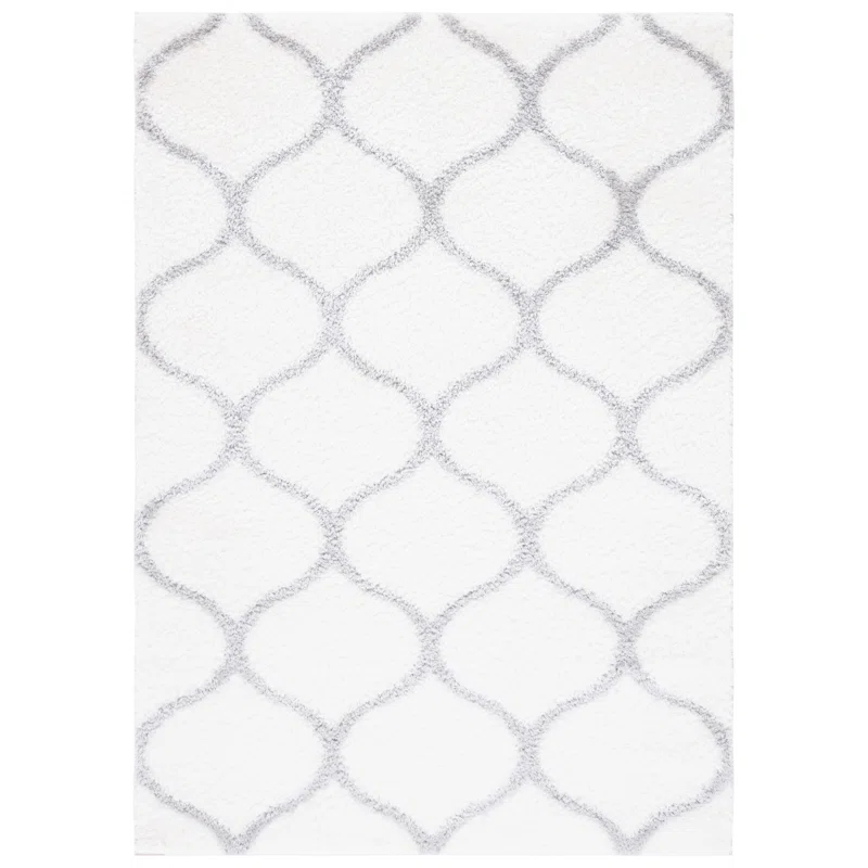 Red Barrel Studio® Tahoe Shag Performance Geometric Rug