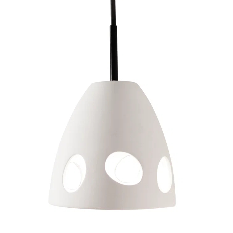 Brayden Studio® Shumaker 1 - Light Black LED Single Pendant