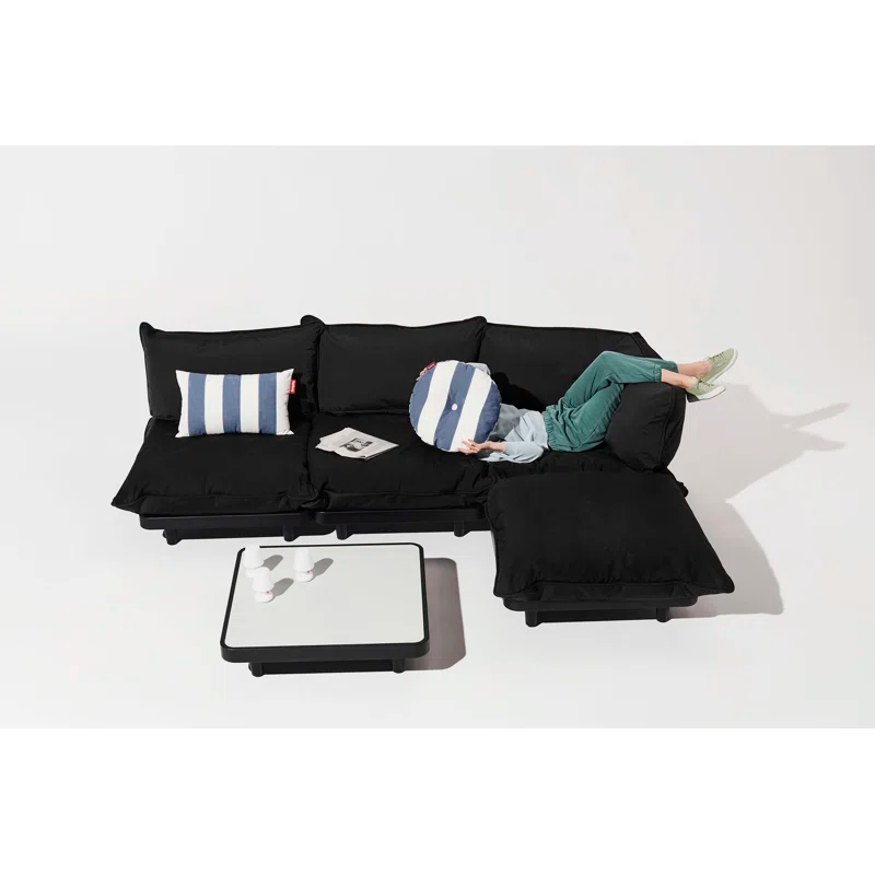 Outdoor Striped Throw Pillow Cover & Insert