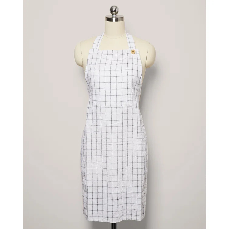 Farmhouse Pottery Geometric Bib Apron