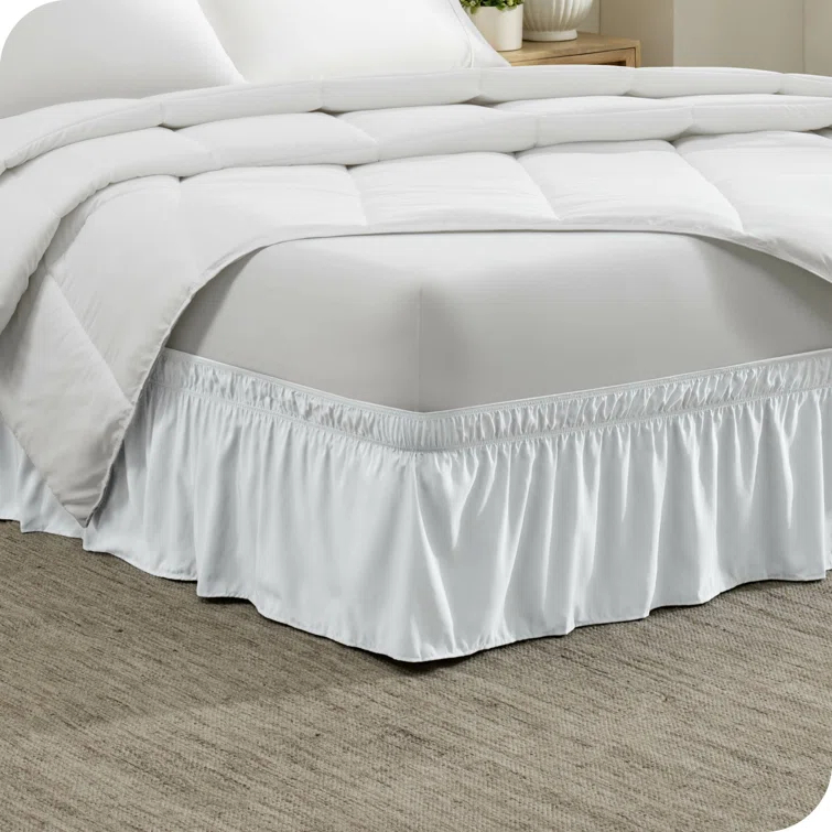 Bare Home Ruffled Wrap Around Bed Skirt
