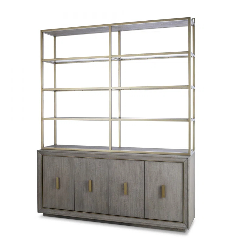 Monarch Golden Oak 72" Wide Handcrafted Sideboard