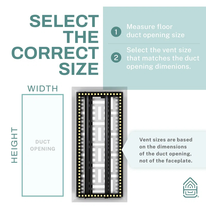 Home Intuition Basketweave Floor Vent Cover Register With Mesh Net