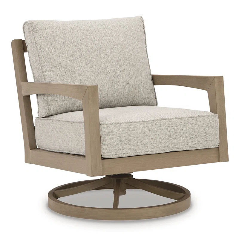 Brewster Outdoor Swivel Lounge With Cushion