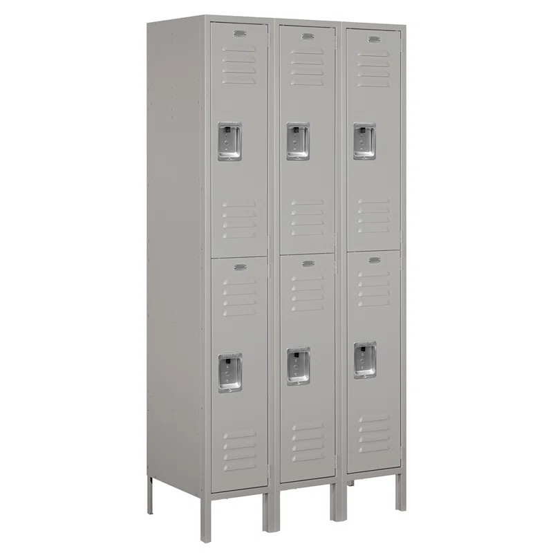 Salsbury Industries Metal 2 - Tier 36'' with Padlock