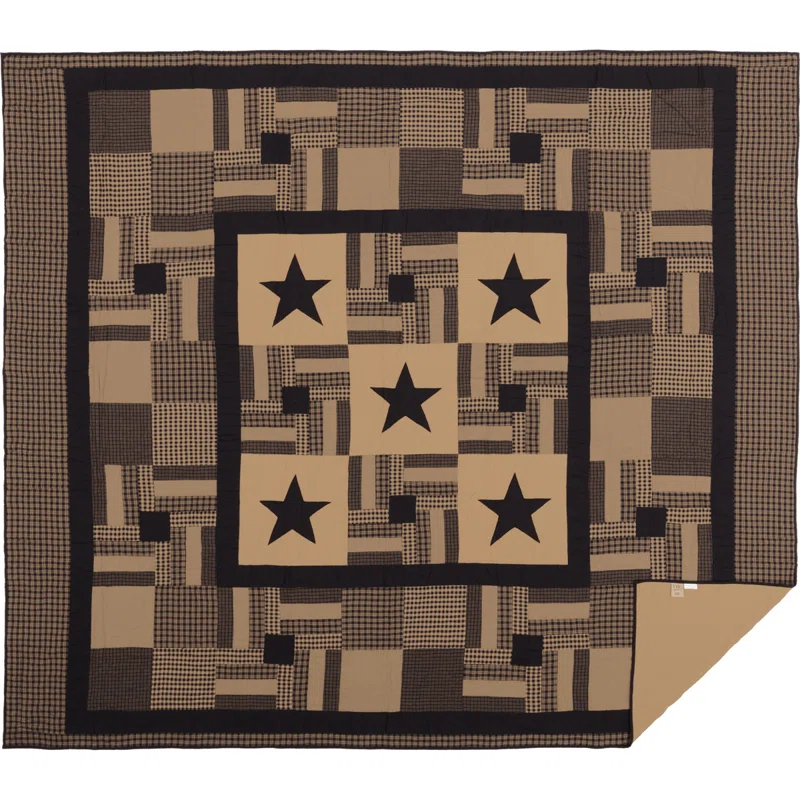 VHC Brands American Traditional Cotton Patchwork Quilt