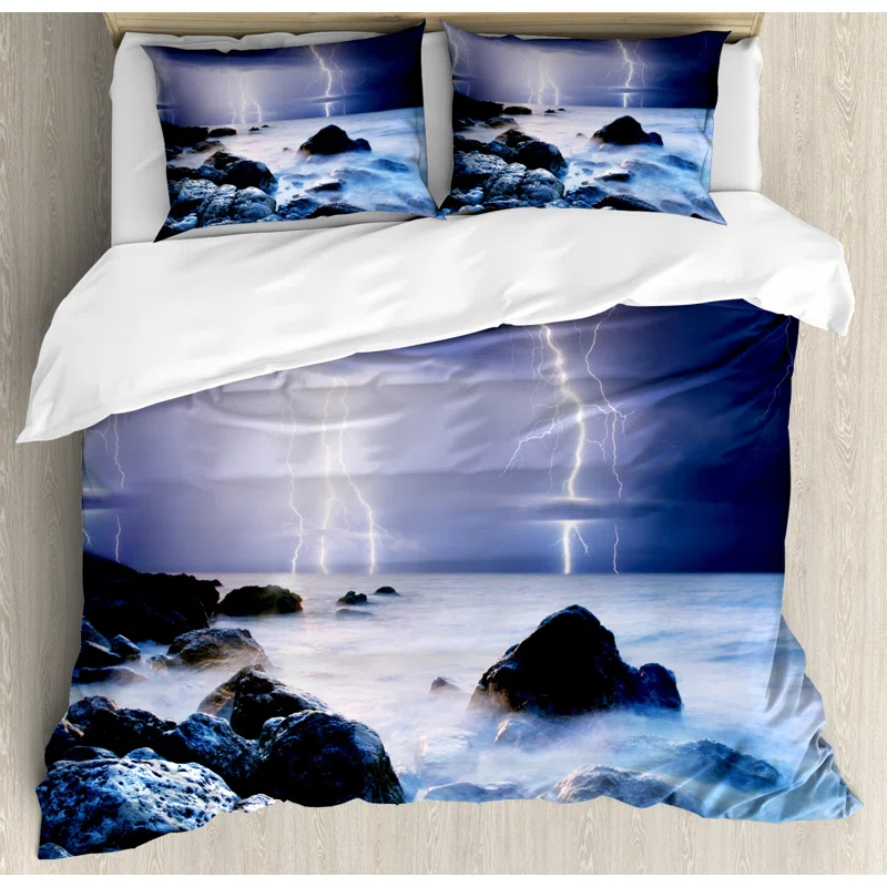 Ambesonne Coastal Duvet Cover Set