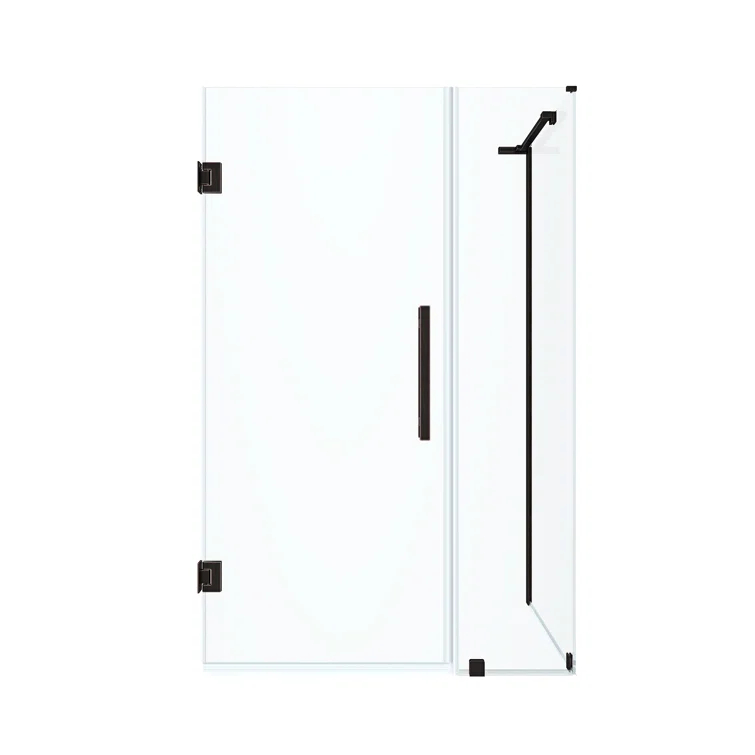 Ove Decors Endless Tampa-Pro 35" W x 72" H Corner Frameless Shower Kit, Door, Panel TP0142300