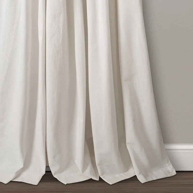 Lush Decor Beckham Semi Sheer Curtain Single Panel