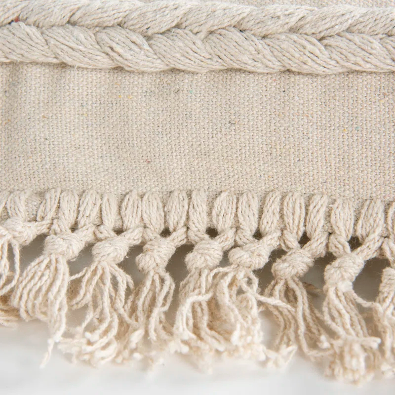 Rizzy Home Fringed Throw Pillow