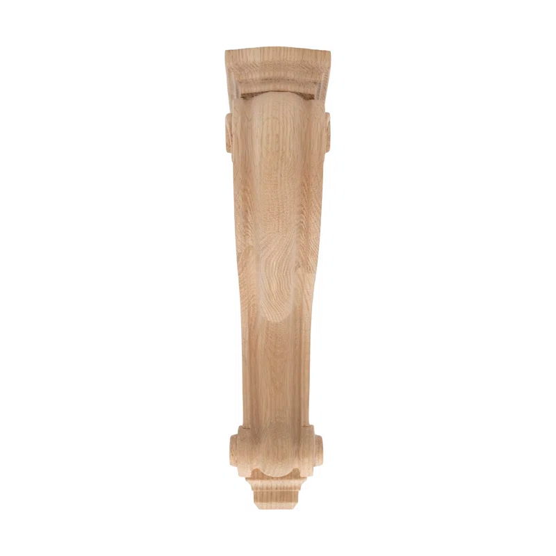 Architectural Products by Outwater L.L.C. 10-13/16 in x 2-1/8 in x 6-11/16 in Unfinished Medium Solid Classic Plain Wood Corbel