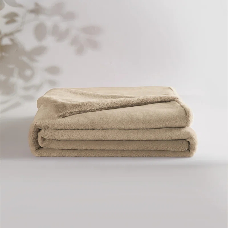 Allisandro Double-Sided Soft and Luxurious Faux Fur Throw Blanket
